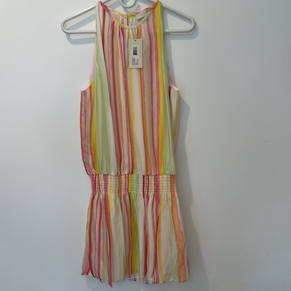 Ramy Brook Printed Paris Sleeveless Dress. Size L - Picture 3 of 9
